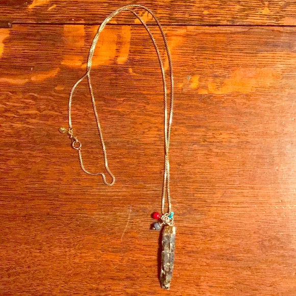 Sequin Gemstone Necklace - Picture 3 of 8